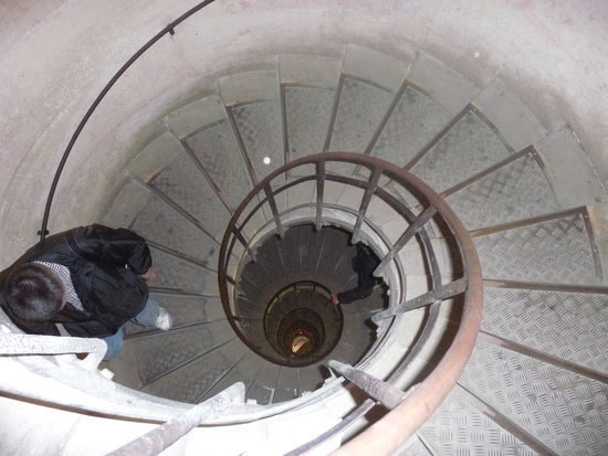 Und so ging's wieder hinunter !