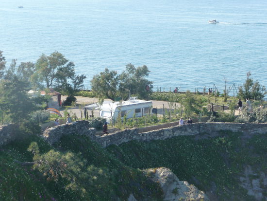 Und das Meer lag uns zu Füßen