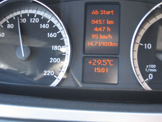 Mit jedem Kilometer weiter südlich steigen die Temperaturen in erfreulich sommerliche Bereiche 