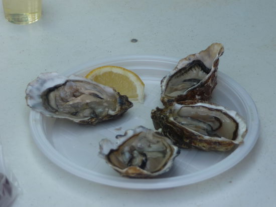 Da durfte natürlich auch die Austern-Verkostung nicht fehlen