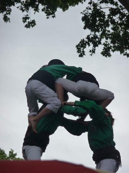 Ein gewagtes Manöver in schwindelnder Höhe
