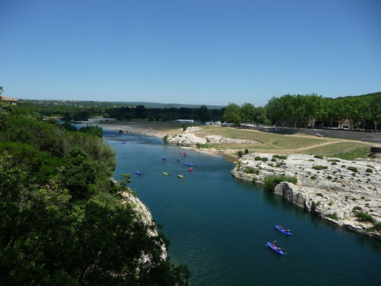 Paddler auf dem Gardon