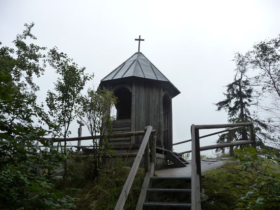 Schöne Aussichtspunkte im Felsenlabyrinth - leider nebelverhangen