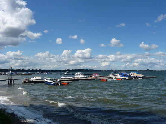 Ideals Wanderwetter bei "kabbeliger " See