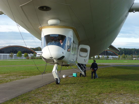 Kurz vor dem Start zum letzten Flug des Tages