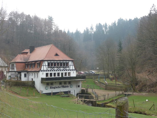 .... gibt's auch im Gasthaus "Klug'sche Mühle"