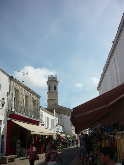 Die Fußgängerzone von Saint-Pierre