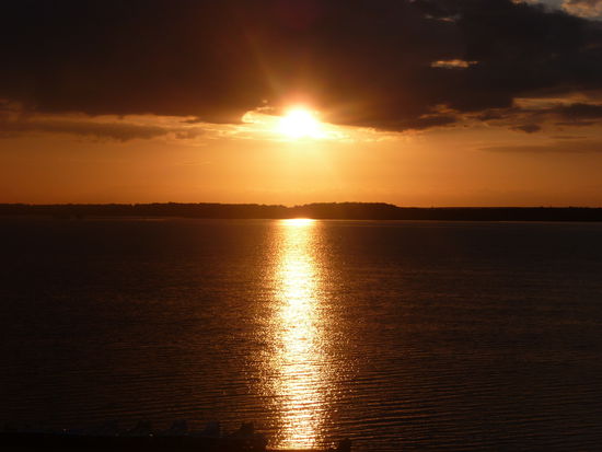 Sonnenuntergang am Lac d'Orient