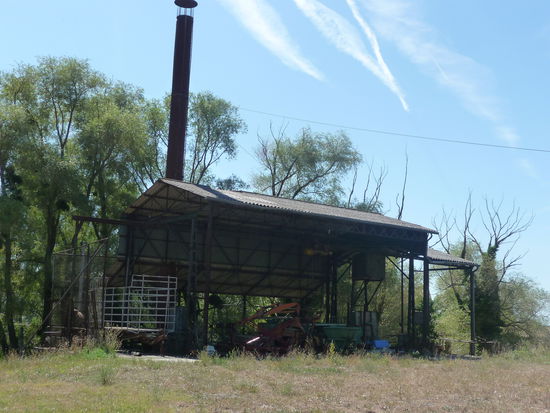 Eine historische Lavendelmühle