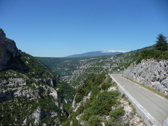 Immer in Sichtweite - der Mont Ventoux