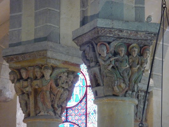 Säulengang in der Wallfahrtskirche Notre-Dame-de-Mont-Cornadore