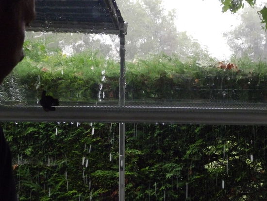 Und der Abend im Süden IM Wohnwagen. Das muss aber besser werden!!!