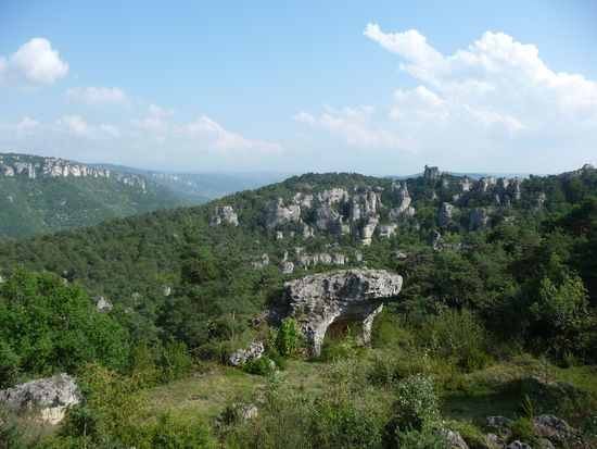 Das Felsenlabyrinth "Chaos-Montpellier-le-Vieux"