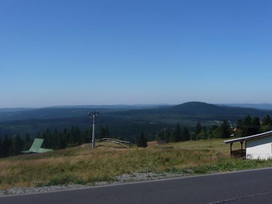 Blick über die Höhenzüge Böhmens