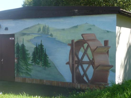 Am Pumpspeicher-Kraftwerk bei Markersbach