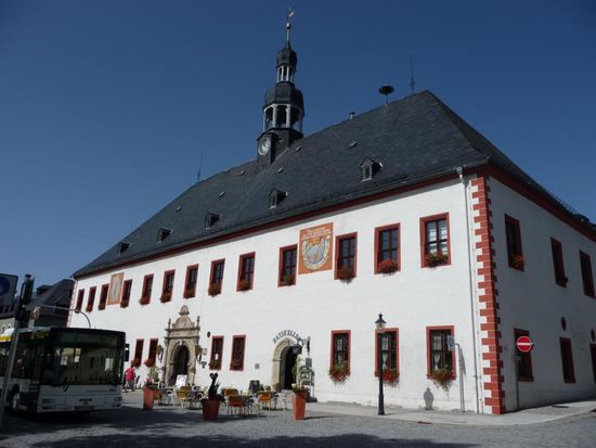 Das Rathaus von Marienberg