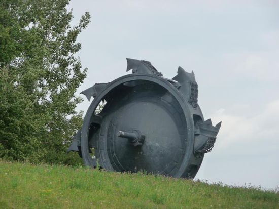 Relikt aus Zeiten des einstigen Braunkohle-Tagebergbaus