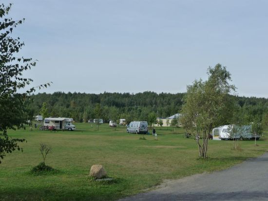 Jede Menge Platz gab es auf dem Campingplatz