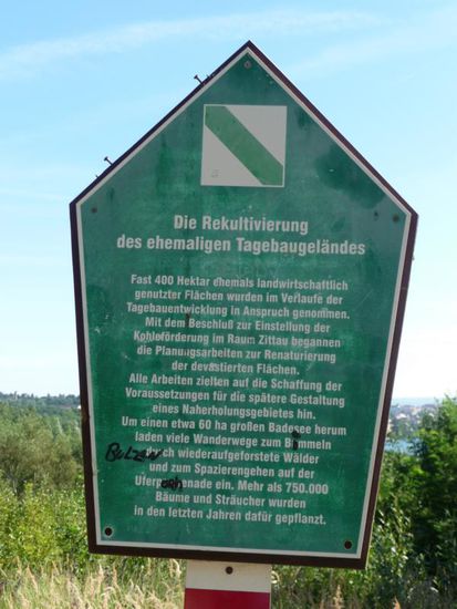 Schöne Wanderwege erschließen das Gebiet rund um den Campingplatz