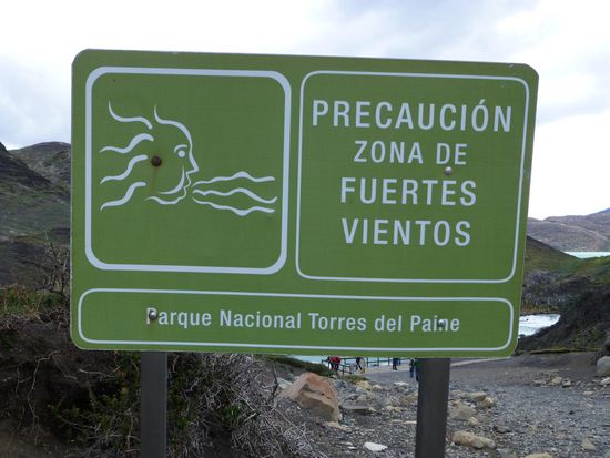 Die Warnung vor dem patagonischen Wind ist nicht untertrieben