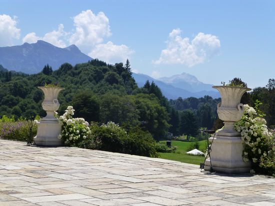 Panorama-Blick von der Hotelterrasse