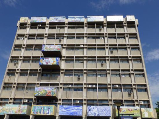 Von der Dachterrasse des Rathauses hat man einen tollen Blick auf Mendoza