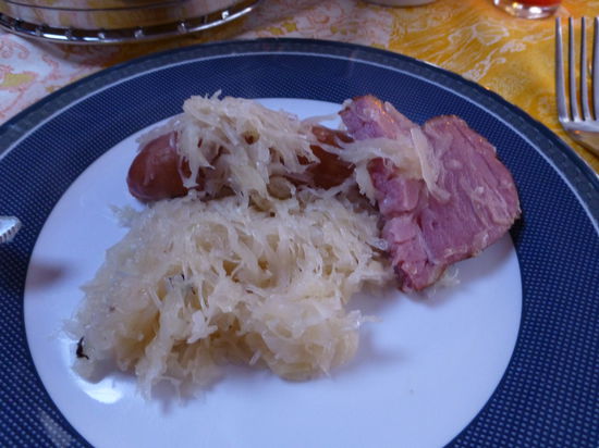 Lecker Abendessen: Choucroute Royale
