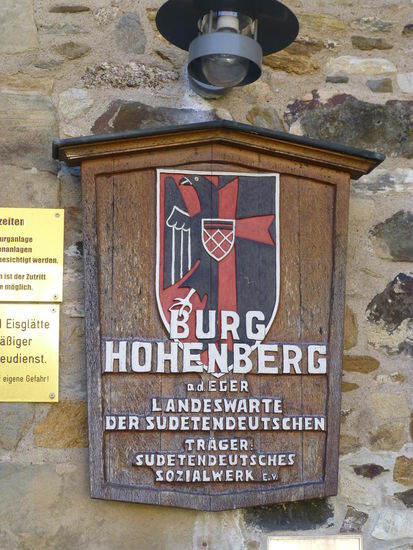An der Burg Hohenberg an der Eger war der erste Stopp fällig.