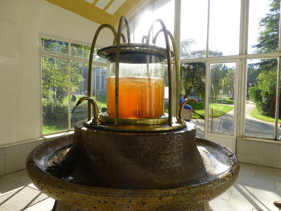 Die Glauberquellen sollen zwar gesund sein, über den Geschmack lässt sich allerdings streiten 