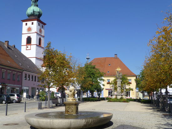 Der Marktplatz von Tirschenreuth