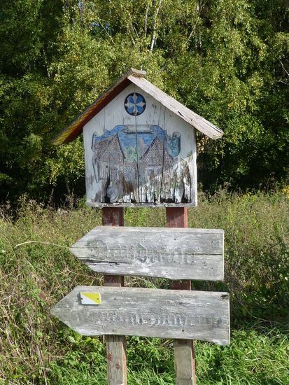 Die Wanderwege sind gut markiert und ausgeschildert