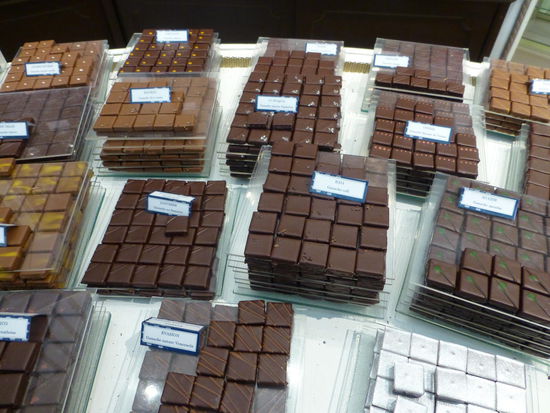 Ein Einkauf samt Versucherle in der Chocolaterie Royale muss einfach sein.