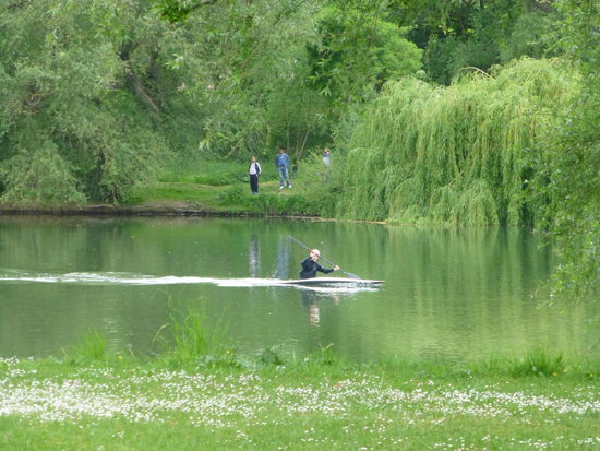 Friedliche Abendstimmung an der Mosel