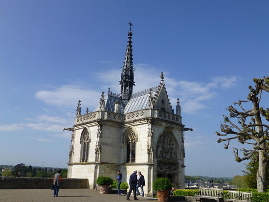 Die Hubertuskapelle, in der Leonardo da Vinci seine letzte Ruhestätte fand