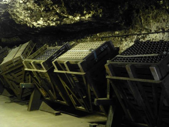 Hier wird der Crémant nicht geschüttelt, nicht gerührt sondern gedreht 