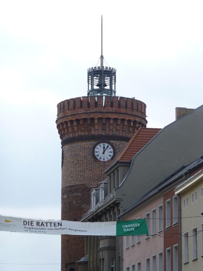 Vom Spremberg-Turm bekommt man einen ersten Überblick über die Altstadt von Cottbus