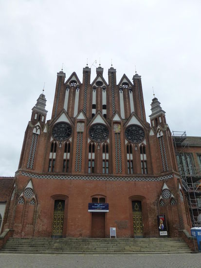Das Rathaus von Frankfurt/Oder - ein schmucker Backstein-Bau