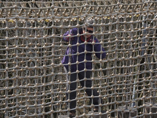 Und die hier hängt eher in den Seilen