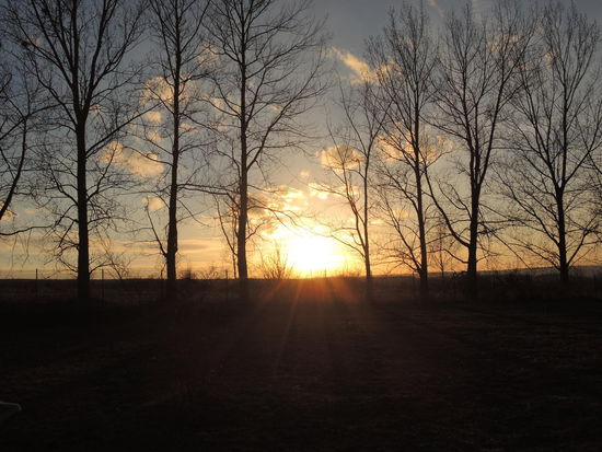 Zum Urlaubs-Ende gibt es sogar noch einen herrlichen Sonnenuntergang