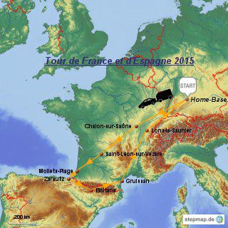 Go West! Unsere geplante Reiseroute wird zwei Tage vor Reisebeginn nochmals verworfen. Wir zäumen das Pferd quasi von hinten auf und starten nicht in Richtung Mittelmeer, sondern in Richtung Atlantik.