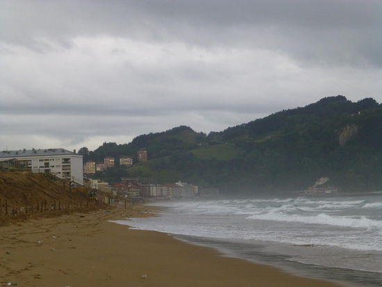 Ein letzter Blick auf Zarautz. Morgen geht es weiter in wärmere Gefilde nach Aragonien.