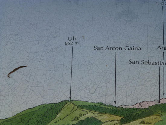 Diese Berge könnten wir sehen.....