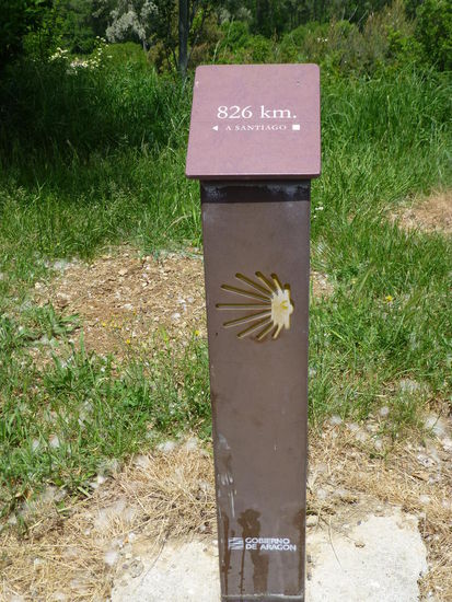 826 Kilometer sind es bis nach Santiago de Compostela