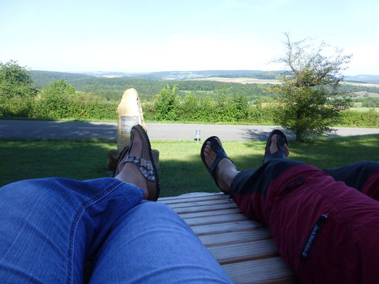 Erstmal die Aussicht genießen 