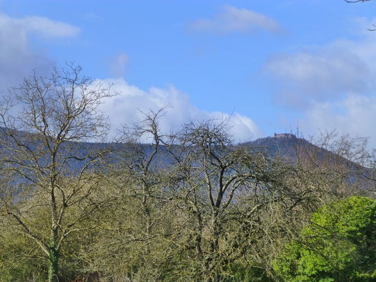 Blick auf den Odilienberg - den heiligen Berg der Elsässer