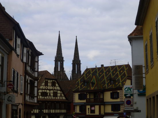 Obernai mit seiner Fachwerkidylle zieht viele Touristen an. Doch jetzt ist es noch recht ruhig hier.