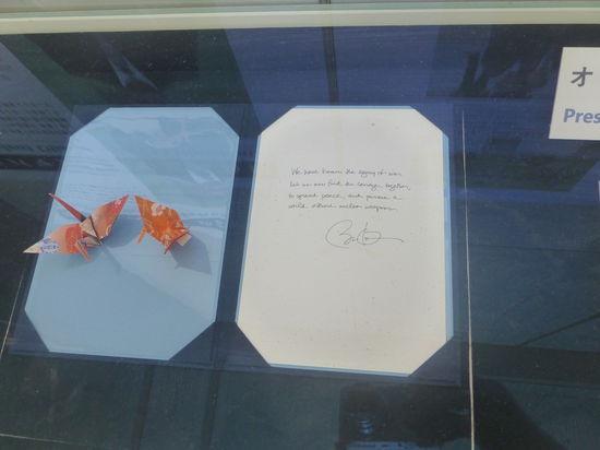 Der noch amtierende US-Präsident Barak Obama war als erster US-amerikanischer Präsident im Mai 2016 in Hiroshima