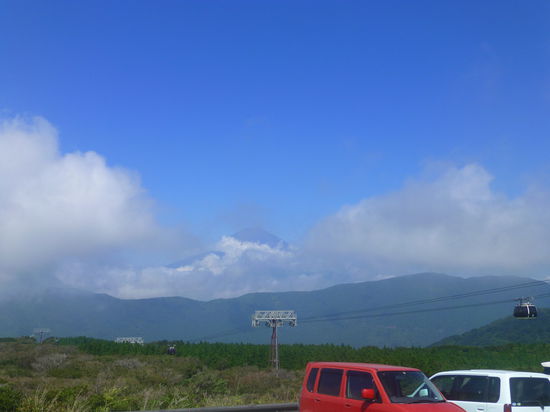Und nochmal ein zarter Blick auf den Berg der Japaner