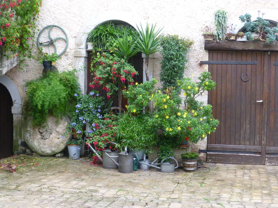 Idyllische Ecken im luxemburgischen Weindort Ehnen