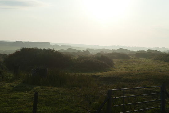 Morgenstimmung beim Blick aus dem Mumin